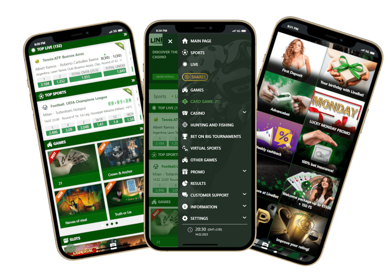A showcase of Linebet app's top features